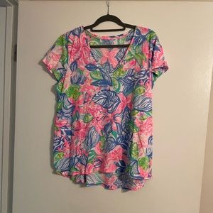 Lilly Pulitzer Etta Top Size XL EUC